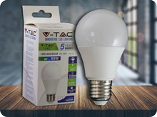 LED žárovka 9W, E27, 230VAC, 725lm - záruka 5 let