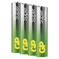 Alkalická baterie GP Super AAA (LR03), 4 ks