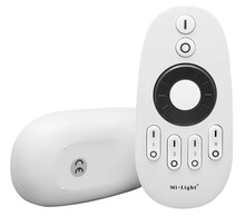 4 kanálový ovladač pro Jednobarevné a CCT pásky ,2.4GHz RF, FUT006 Mi-Light 4 kanálový ovladač pro Jednobarevné a CCT pásky ,2.4GHz RF, FUT006 Mi-Light