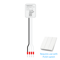 Bezdrátové stmívání, 2,4GHz, RGB+CCT, 1x CR2032, PUSH2, Mi-Light Bezdrátové stmívání, 2,4GHz, RGB+CCT, 1x CR2032, PUSH2, Mi-Light