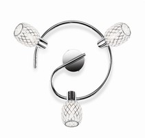 Deltoid SVÍTIDLO BODOVÉ G9 3x28W bez zdroje, lesk.chrom