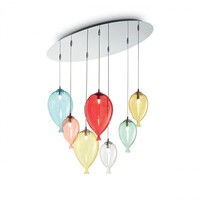 Závěsné svítidlo Ideal Lux CLOWN SP7 COLOR, 100937