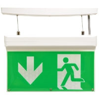 Nouzové osvětlení Alpha, 2W, směr šipky rovně, 3 hodiny baterie