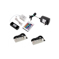 RGB LED svítidlo pro osvětlení skleněných polic, 2ks, 12VDC, IP20, 63x22x11 RGB LED svítidlo pro osvětlení skleněných polic, 2ks, 12VDC, IP20, 63x22x11