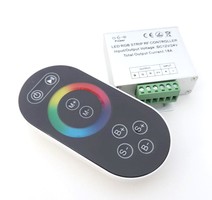 LED kontroler SILVER, RGB, rádiový, 3 kanály, 6A kanál, 12-24VDC LED kontroler SILVER, RGB, rádiový, 3 kanály, 6A kanál, 12-24VDC