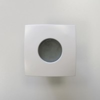 Rámeček do podhledu IP54, hranatý, bílý, GU10/MR16, 84x84x38mm, bez patice