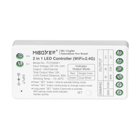 WIFI LED přijímač 2v1 pro Jednobarevné/CCT pásky, Boxer, WIFI + 2,4Ghz, 12-24VDC, 12A, Mi-light, FUT035W+ WIFI LED přijímač 2v1 pro Jednobarevné/CCT pásky, Boxer, WIFI + 2,4Ghz, 12-24VDC, 12A, Mi-light, FUT035W+