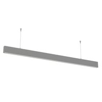 LED lineární závěsné svítidlo, 50W, IP20, 4000K, stříbrné