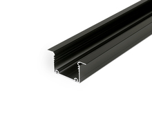 Zapuštěný profil PHIL, černý Zapuštěný profil PHIL, černý