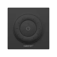 Dálkový ovladač s otočným kolečkem pro jednobarevné a CCT LED, 2.4GHz, CR2032, K3-Black, MiLight