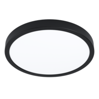 Černý CCT přisazený LED panel FUEVA-Z, kulatý, 19,5W, 220-240V, IP44, 98847 Černý CCT přisazený LED panel FUEVA-Z, kulatý, 19,5W, 220-240V, IP44, 98847