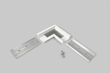 Rohová spojka profilu GROOVE14 bílý, A3990001