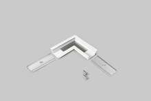 Rohová spojka profilu GROOVE10 bílá, 76530001