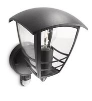 Creek IR SVÍTIDLO VENKOVNÍ NÁSTĚNNÉ E27 1x60W bez zdroje IP44, černá