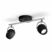 Rivano SVÍTIDLO BODOVÉ LED 2x4,3W 860lm 2700K IP20, černá