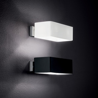 Nástěnné svítidlo Ideal Lux 009513 Box AP2 černé 