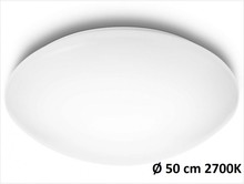 Suede SVÍTIDLO STROPNÍ LED 4x9W 3300lm 2700K, bílá 50cm