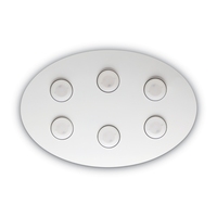 Stropní a nástěnné svítidlo Ideal Lux LOGOS PL6 BIANCO, 175799 60 cm
