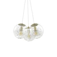 Závěsné svítidlo Ideal Lux  MAPA SAT SP3 OTTONE, 175973 zlaté 50cm