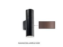 Venkovní nástěnné svítidlo Ideal Lux GUN AP2 SMALL COFFEE, 163635 hnědé 21cm IP44