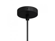 Malý válcový kovový stropní baldachýn s 1 středovým otvorem