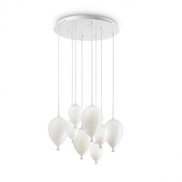 Závěsné svítidlo Ideal Lux CLOWN SP8 BIANCO, 100883