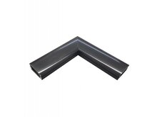 Rohová spojka pro profil Surface 1 s černým difuzorem, černá, LP101B-COR-BLK Rohová spojka pro profil Surface 1 s černým difuzorem, černá, LP101B-COR-BLK