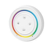 Jednokanálový ovladač RAINBOW pro RGB+CCT pásky, Bílý, 2.4GHz, S2-W, Mi-Light Jednokanálový ovladač RAINBOW pro RGB+CCT pásky, Bílý, 2.4GHz, S2-W, Mi-Light