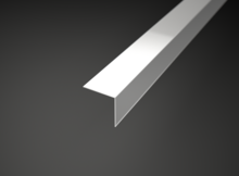 Difuzor pro profil CORNER 2 hranatý, mléčný, LP203-MILKC