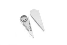 Koncovka profilu WALLE12 D stříbrná, B8890040 Koncovka profilu WALLE12 D stříbrná, B8890040