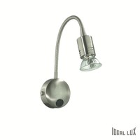 Nástěnné svítidlo Ideal Lux 006161 Flex AP1 nickel 