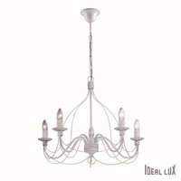 Závěsné svítidlo Ideal Lux 005881 Corte SP5 bianco antico bílé