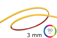 ULTRA tenký 3mm COB LED pásek, PROFI, 4,8W, 24VDC, CRI>90, 3OZ, 5let záruka