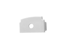 Koncovka profilu RECESSED 5 s otvorem, šedá Koncovka profilu RECESSED 5 s otvorem, šedá