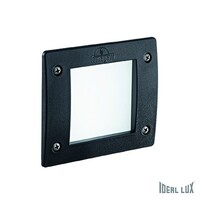 Venkovní zápustné svítidlo Ideal Lux LETI SQUARE FI1 NERO max 1 x 3W GX53 LED / 240V, 096582