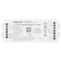 LED přijímač 2v1 pro jenobarevné a CCT LED pásky, Zigbee 3.0+2,4GHz, DC 12-48 V, PZ2, Mi-Light  LED přijímač 2v1 pro jenobarevné a CCT LED pásky, Zigbee 3.0+2,4GHz, DC 12-48 V, PZ2, Mi-Light