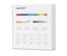 4 kanálový nástěnný ovladač RGB+CCT, B4, Mi-Light 4 kanálový nástěnný ovladač RGB+CCT, B4, Mi-Light