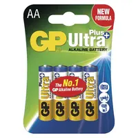 Alkalická baterie GP Ultra Plus AA (LR6), 4ks