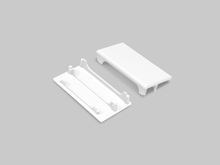 Koncovka profilu LOWI bílá, 93066001 Koncovka profilu LOWI bílá, 93066001