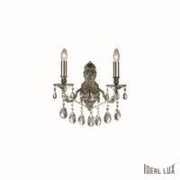 Nástěnné svítidlo Ideal Lux Gioconda AP2 argento 044910