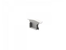 Koncovka profilu RECESSED 2, plná, bílá Koncovka profilu RECESSED 2, plná, bílá