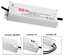 185W Profesional power source, HLG-185H-12A, 12V, 13A, IP67