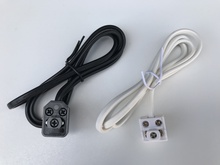 Připojovací konekor k liště TRACK25 s izolovaným kabelem 1m 2x0,75m, 8A, bílý