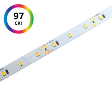 Jednobarevný LED pásek CRI>97, 12W LED pásek, 2500K, 2700K, 3000K, 6500K, 1100Lm/m, PROFI, 12V, IP20, 60LED/m, záruka 5 let
