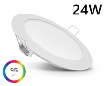 CRI>95 LED kulatý panel 24W, True Color Line, vestavný, 3 roky záruka