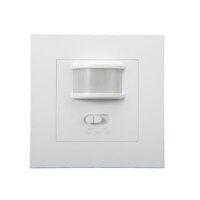 PIR pohybový senzor, třívodičový, 220-240V/AC, dosah 9m, bílý