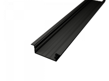 Hliníkový LED profil RECESSED 3, zapuštěný, černý