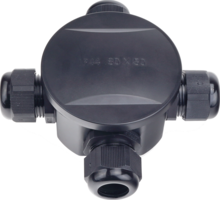 Vodotěsná kabelová spojka, IP68, 450V, 24A, 0.5-4mm2, OP6646