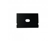 Koncovka profilu Surface 7 s otvorem, černá Koncovka profilu Surface 7 s otvorem, černá