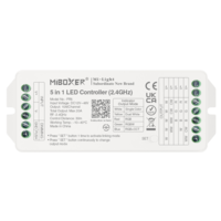LED přijímač 5 v 1 pro jednobarevné, CCT, RGB, RGBW a RGB + CCT LED pásky, IP20, DC12-48V, 2.4GH, PR5, Mi-Light LED přijímač 5 v 1 pro jednobarevné, CCT, RGB, RGBW a RGB + CCT LED pásky, IP20, DC12-48V, 2.4GH, PR5, Mi-Light